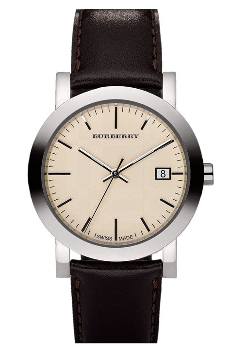 burberry leather watch strap.